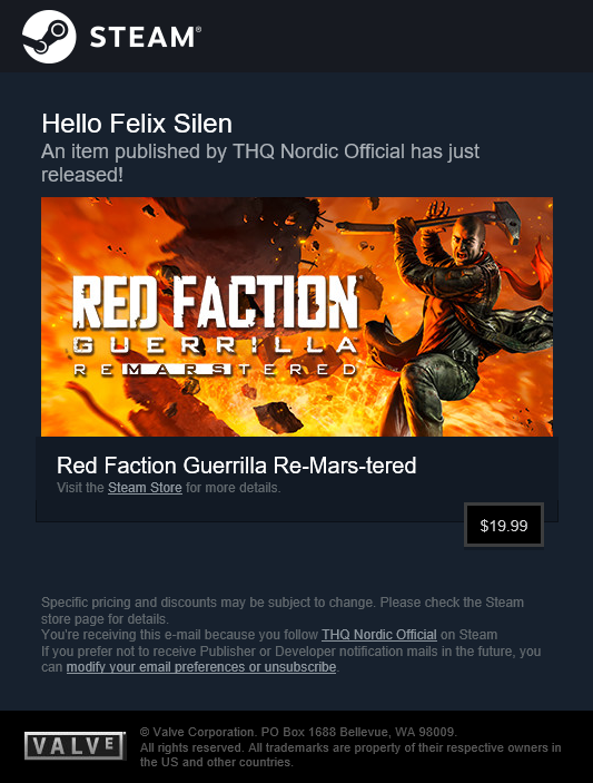New Release Launch Emails example New Release Launch Emails example