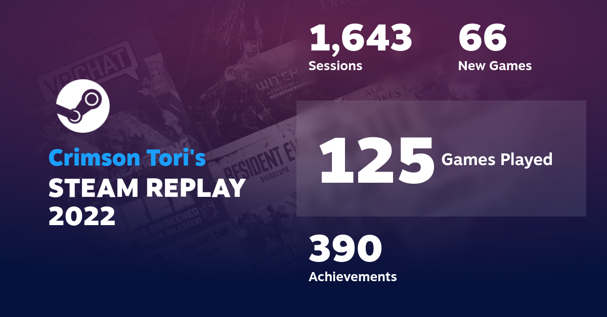 CAL141's STEAM REPLAY 2022