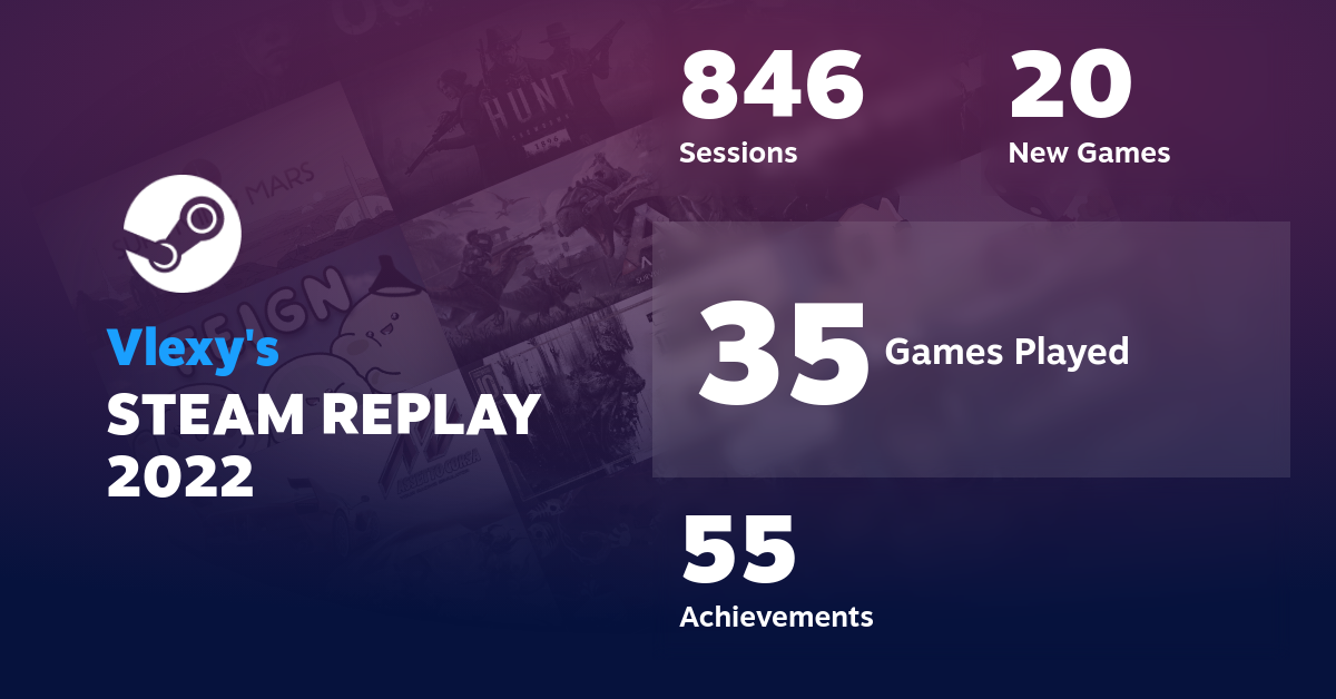 Vlexy Vlexy's STEAM REPLAY 2022