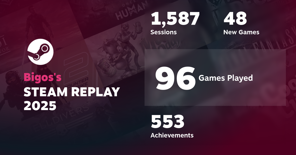 Bigos's STEAM REPLAY 2025