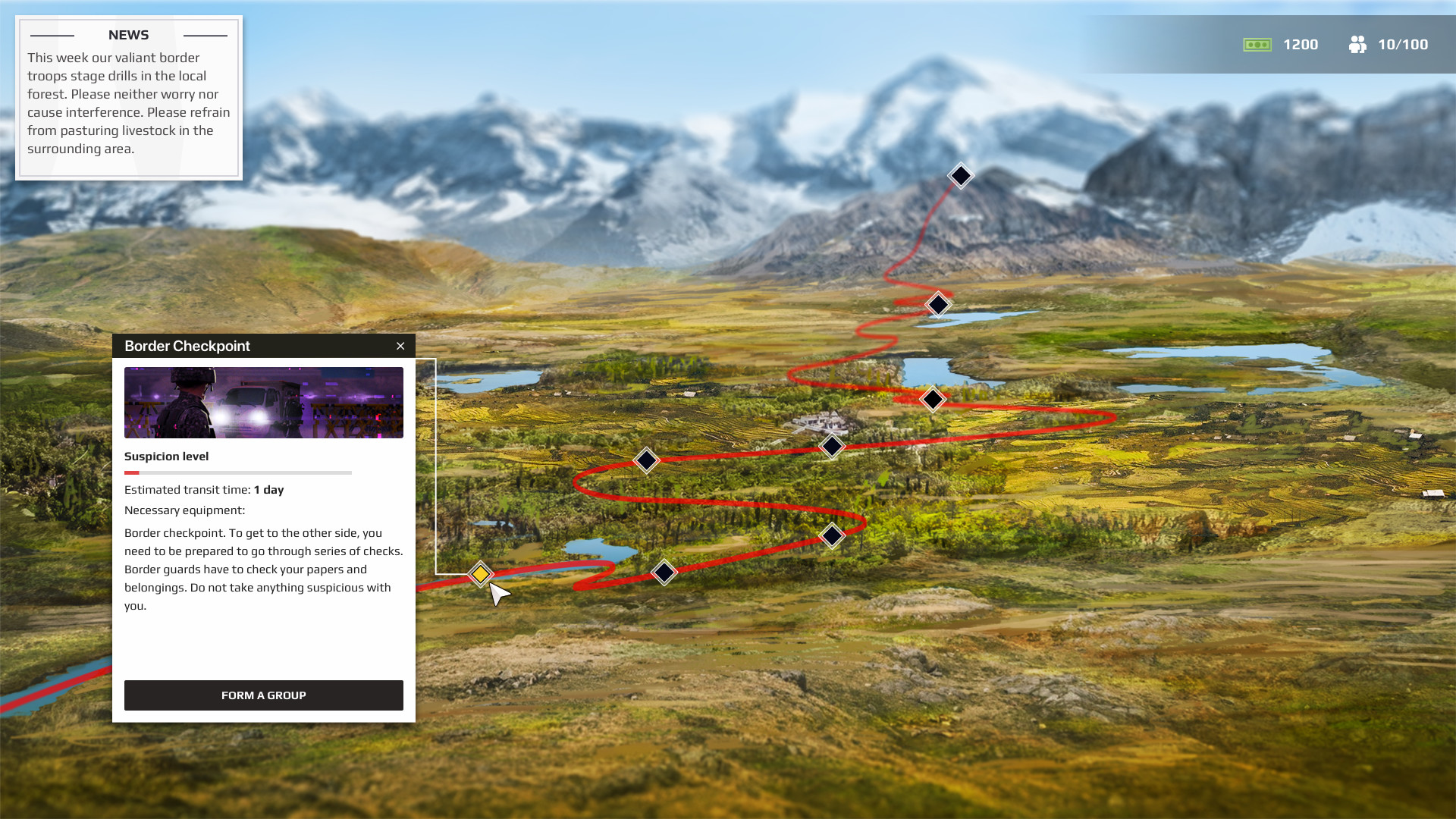 Cross The Red Line screenshot 1