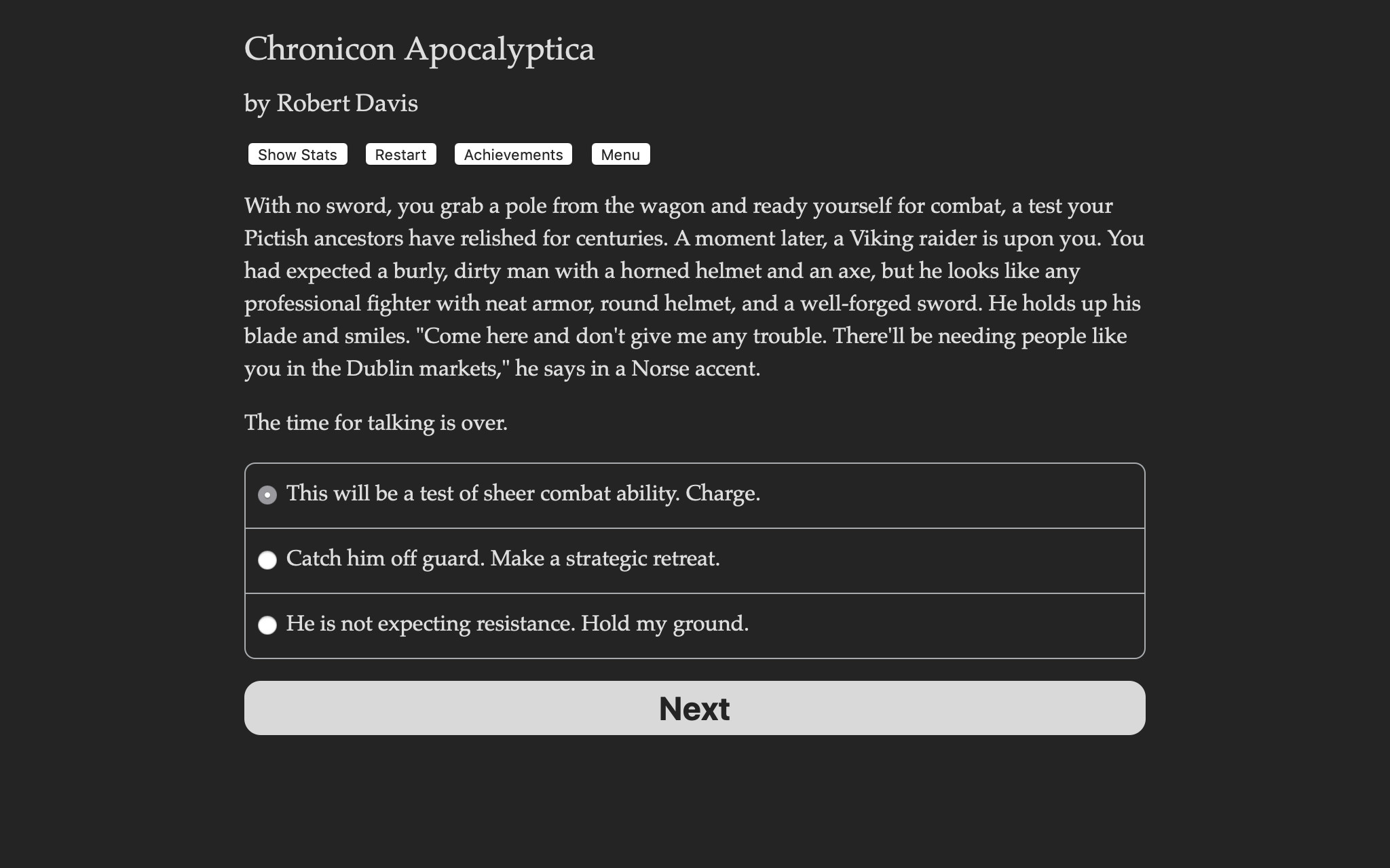 Chronicon Apocalyptica screenshot 2