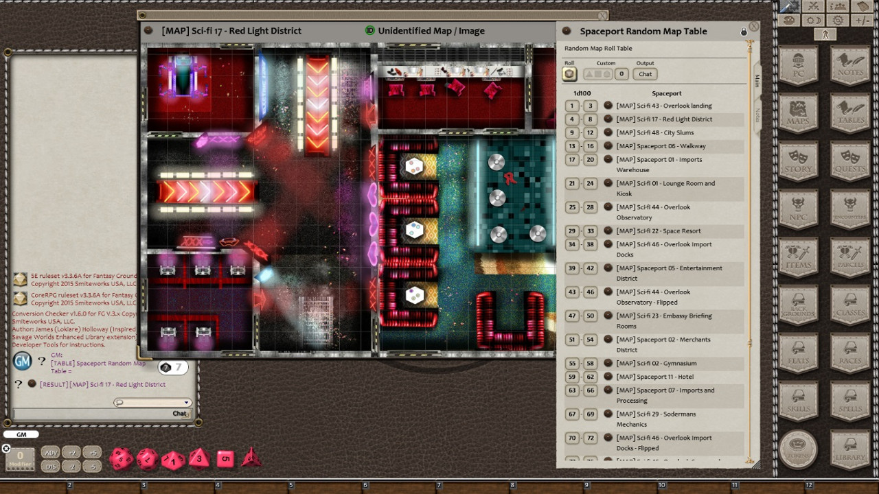 Fantasy Grounds - Meanders Map Pack: Spaceport (Map Pack) screenshot 4