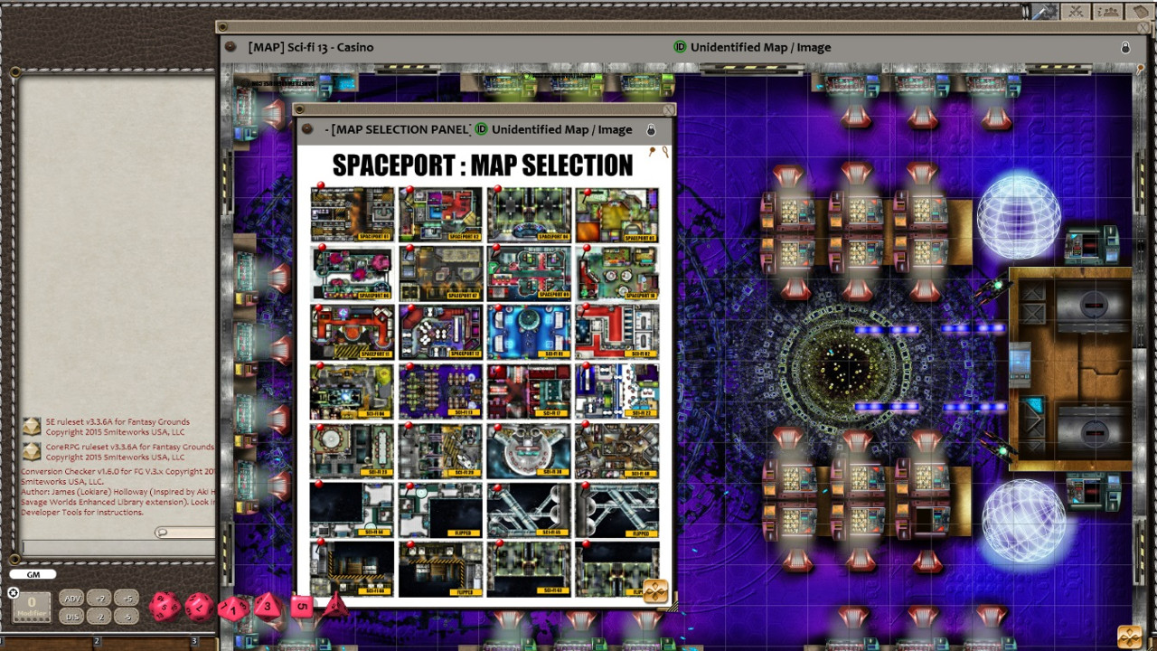 Fantasy Grounds - Meanders Map Pack: Spaceport (Map Pack) screenshot 2
