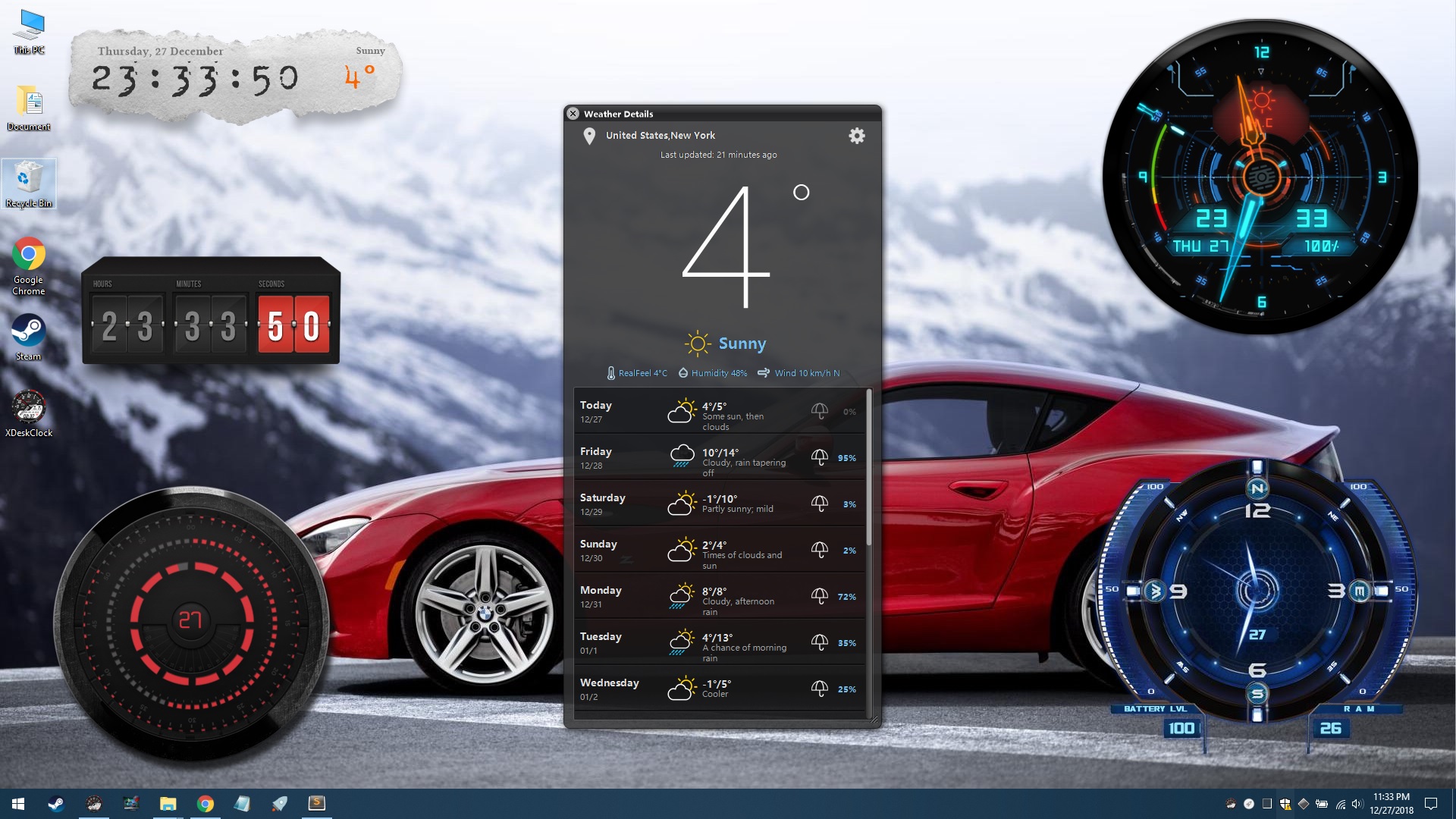 XDeskClock screenshot 7