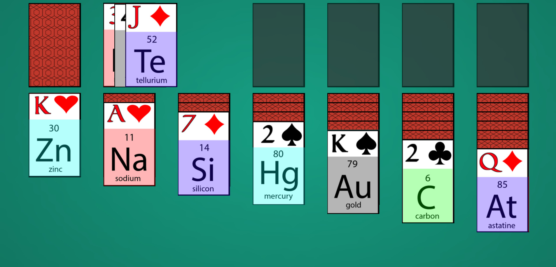 Solitaire: Learn Chemistry! screenshot 5