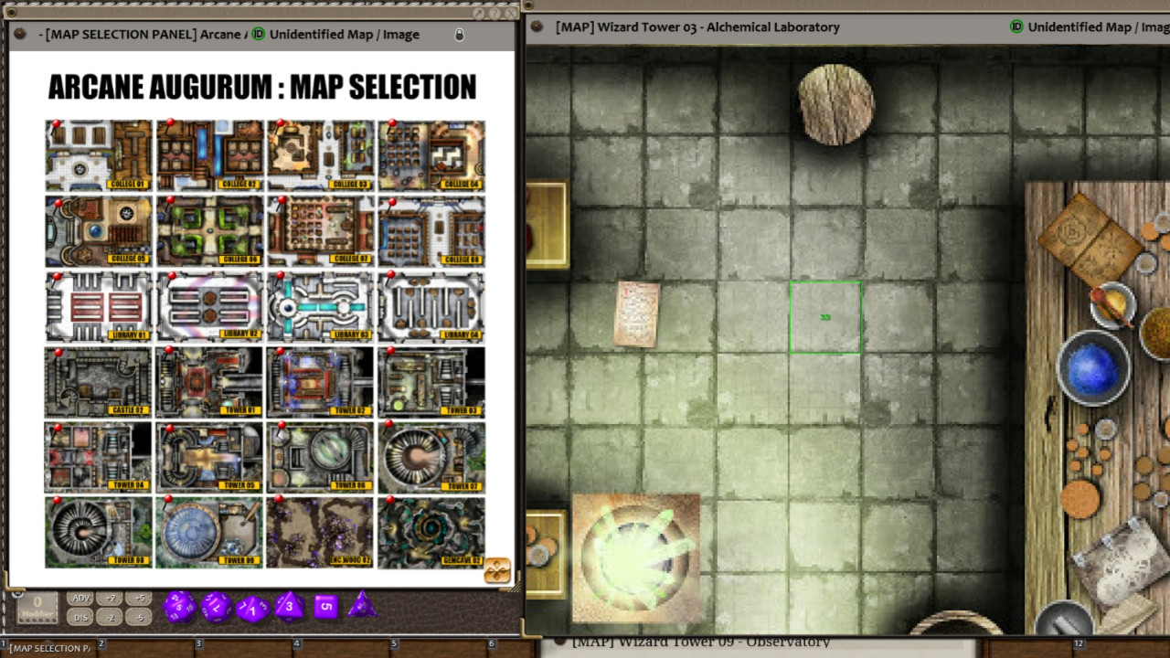 Fantasy Grounds - Meanders Map Pack: Arcane Augurum (Map Pack) screenshot 2