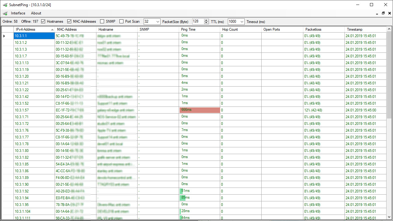 SubnetPing screenshot 6