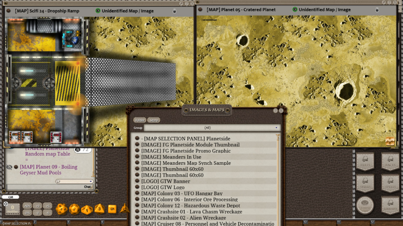 Fantasy Grounds - Meanders Map Pack: Planetside (Map Pack) screenshot 5