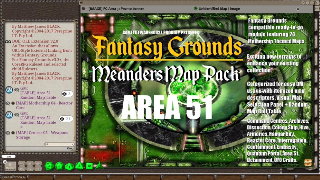 Fantasy Grounds - Meanders Map Pack: Area 51 (Map Pack) screenshot 3