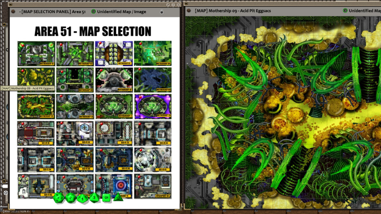 Fantasy Grounds - Meanders Map Pack: Area 51 (Map Pack) screenshot 4