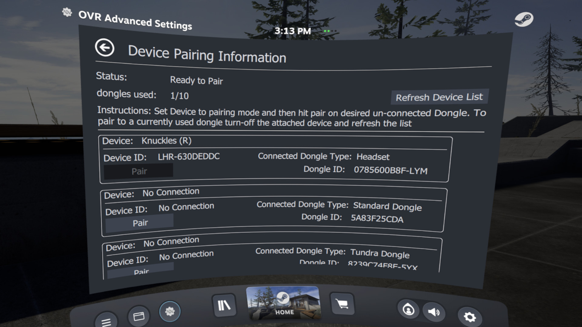 OVR Advanced Settings screenshot 9