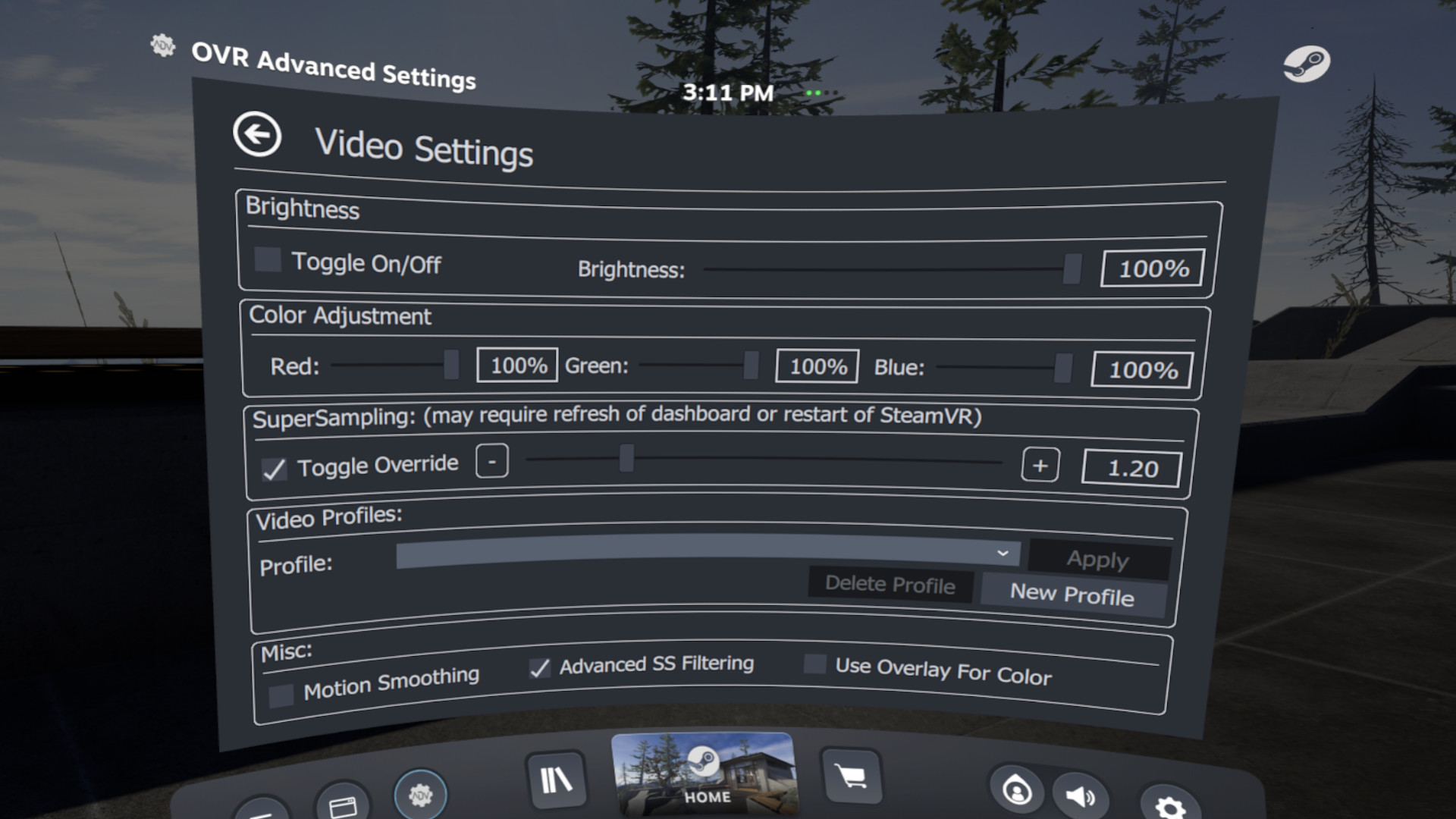 OVR Advanced Settings screenshot 7