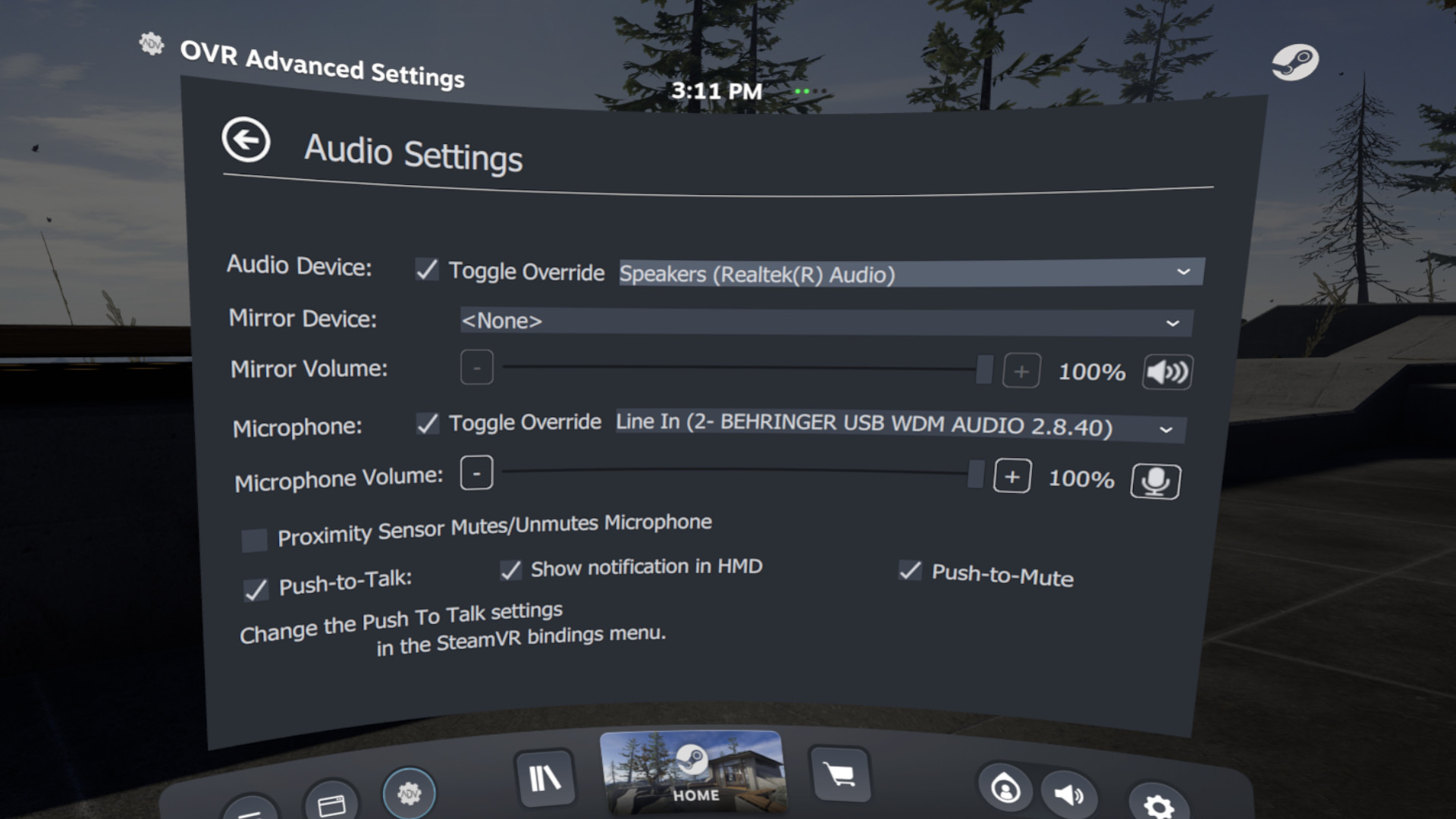 OVR Advanced Settings screenshot 6