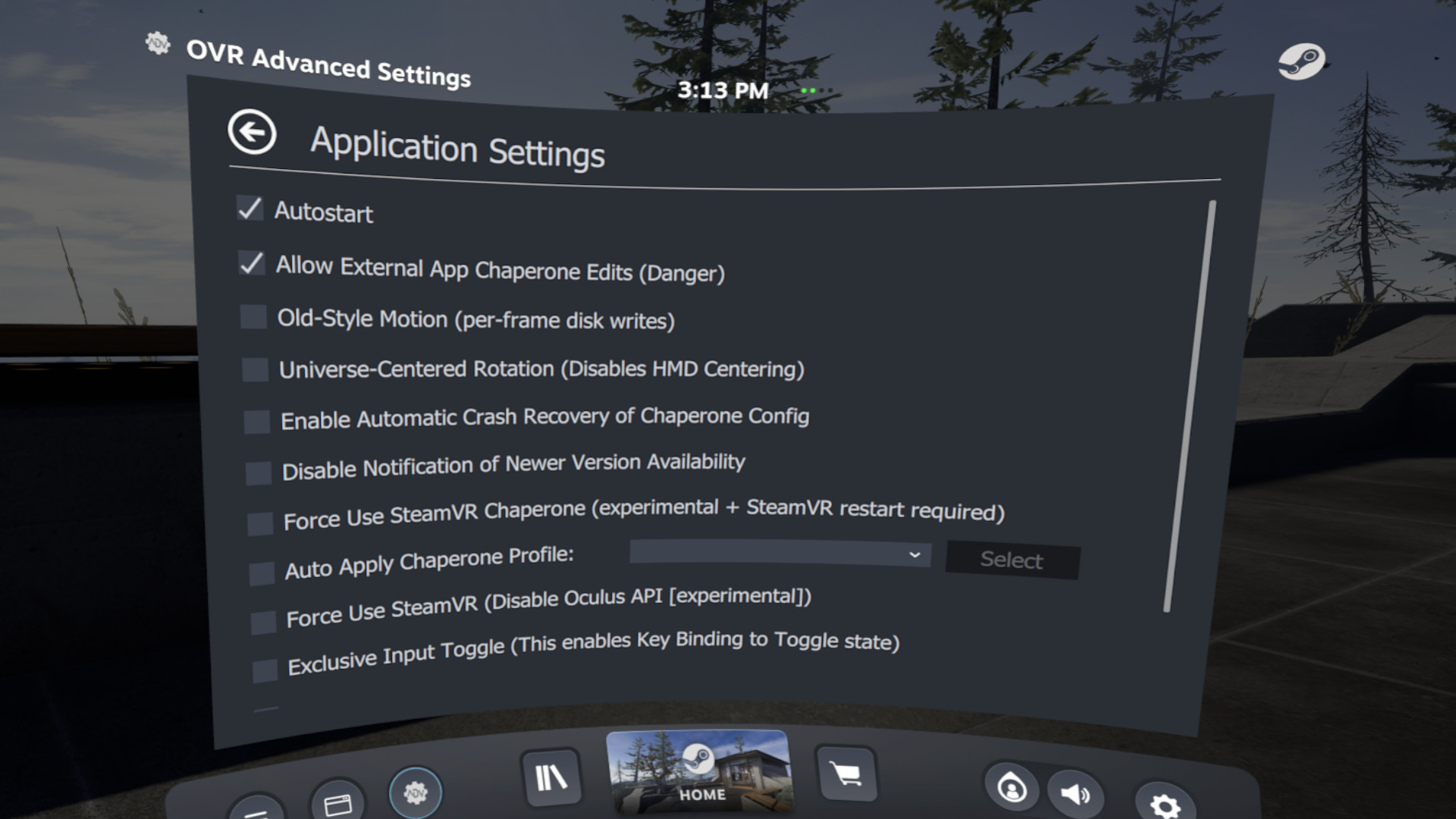 OVR Advanced Settings screenshot 11