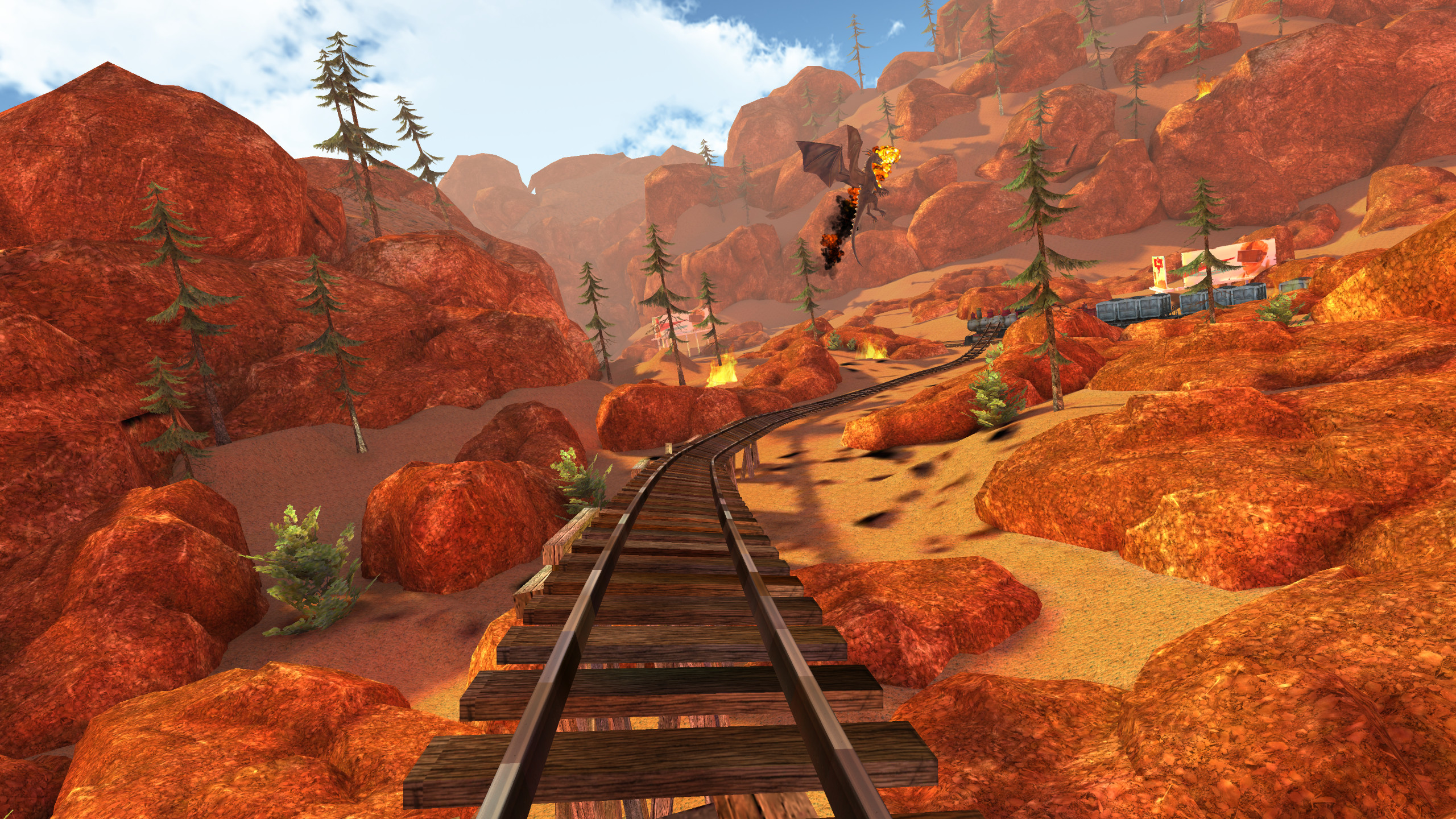 Dragon Roller Coaster VR screenshot 1