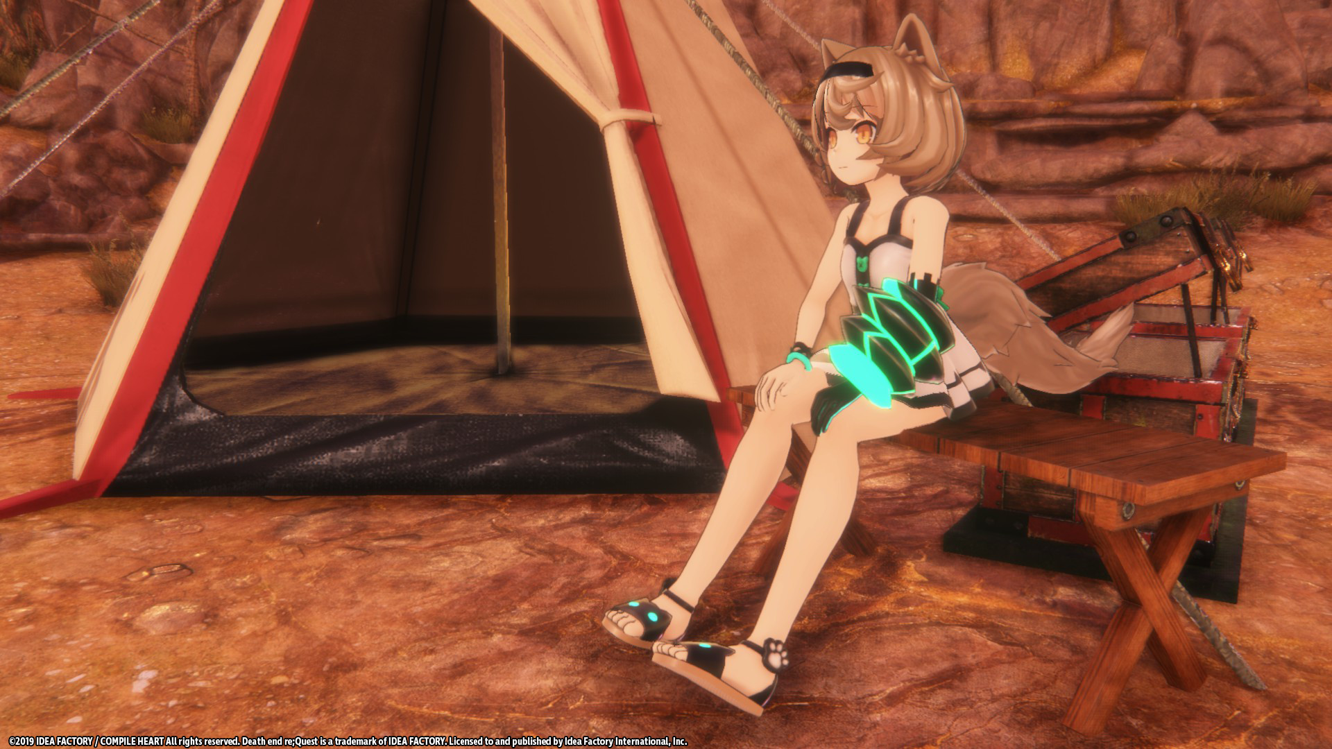Death end re;Quest Swimsuit Costume Set screenshot 2
