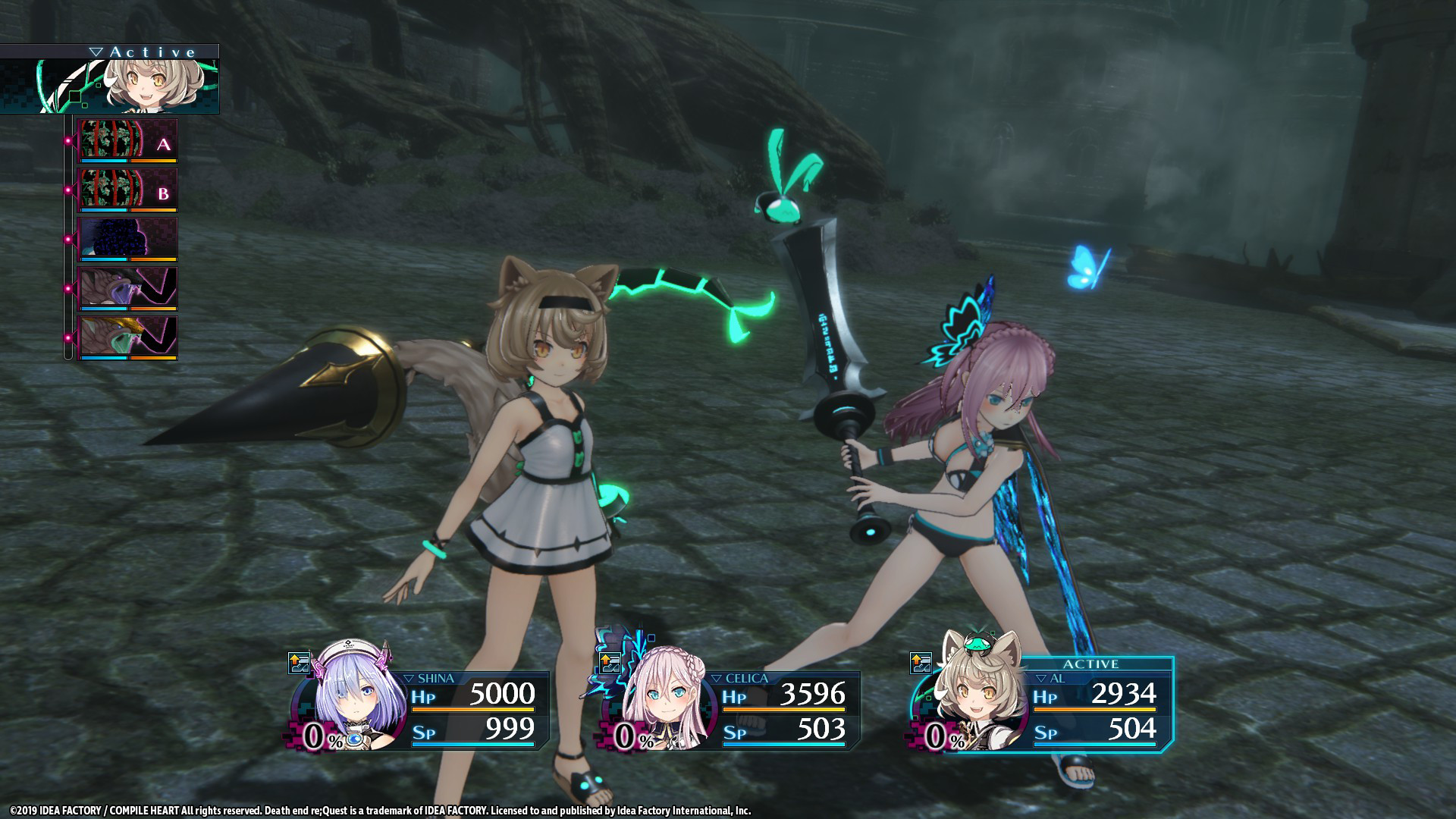 Death end re;Quest Swimsuit Costume Set screenshot 1