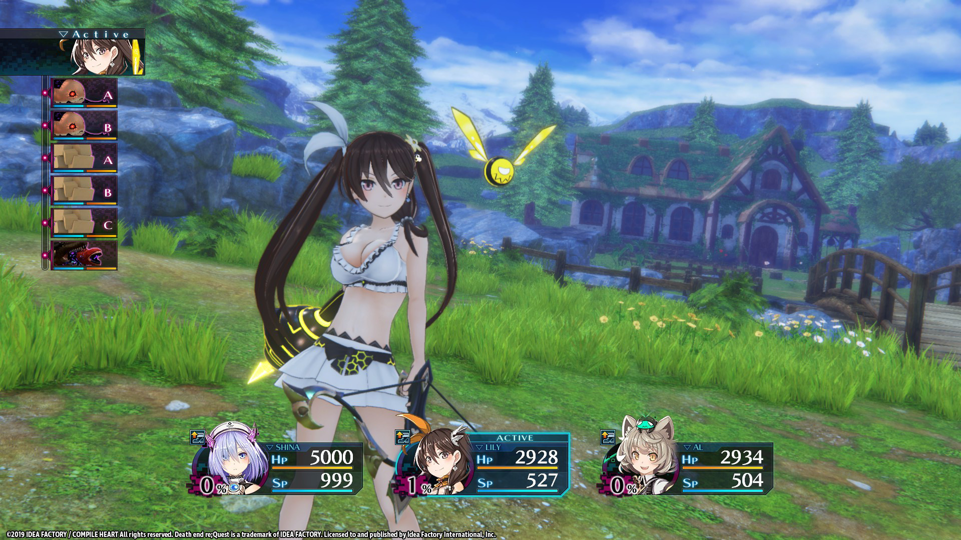Death end re;Quest Swimsuit Costume Set screenshot 14