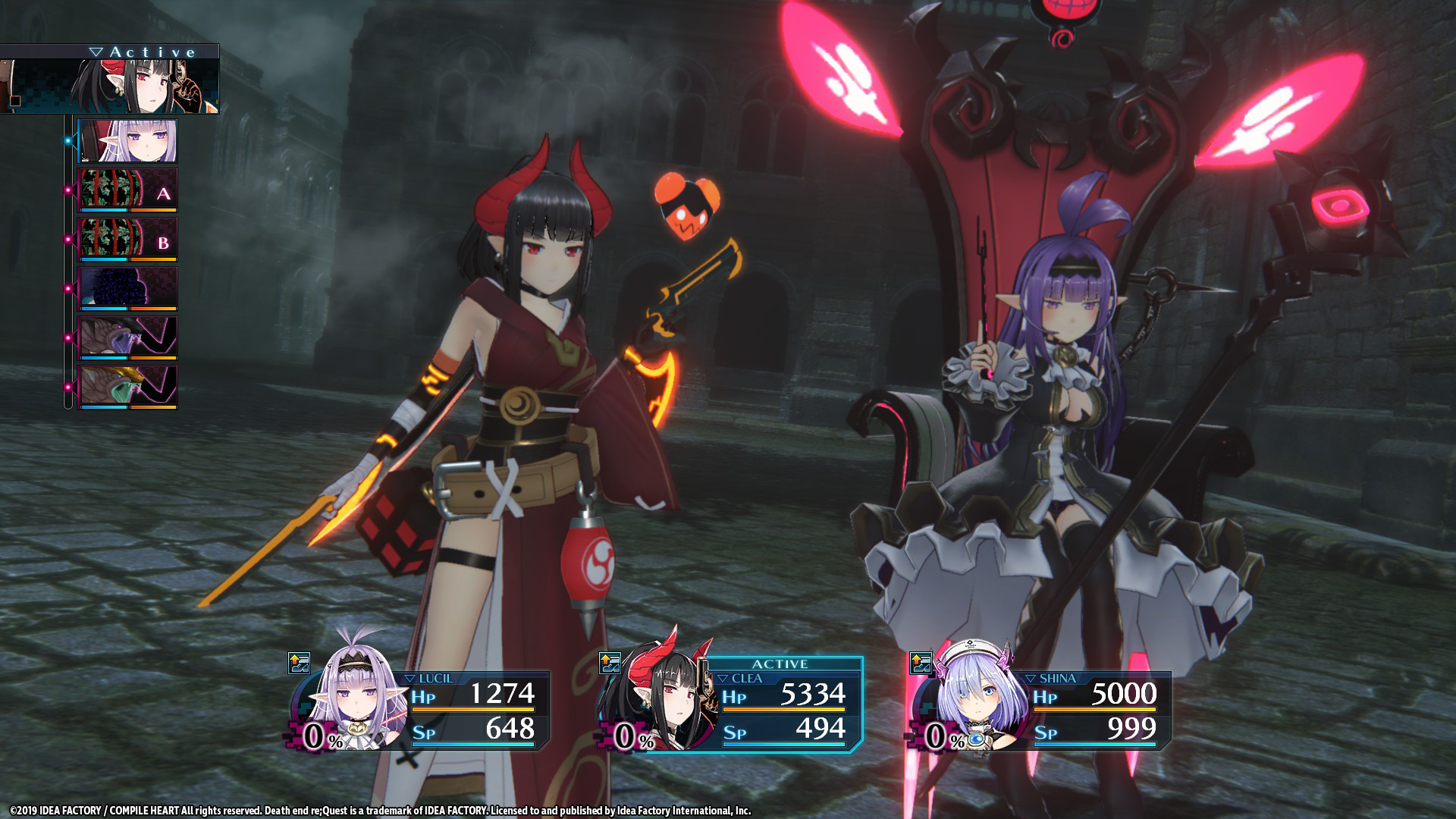 Death end re;Quest Rook's Warrior Set screenshot 2