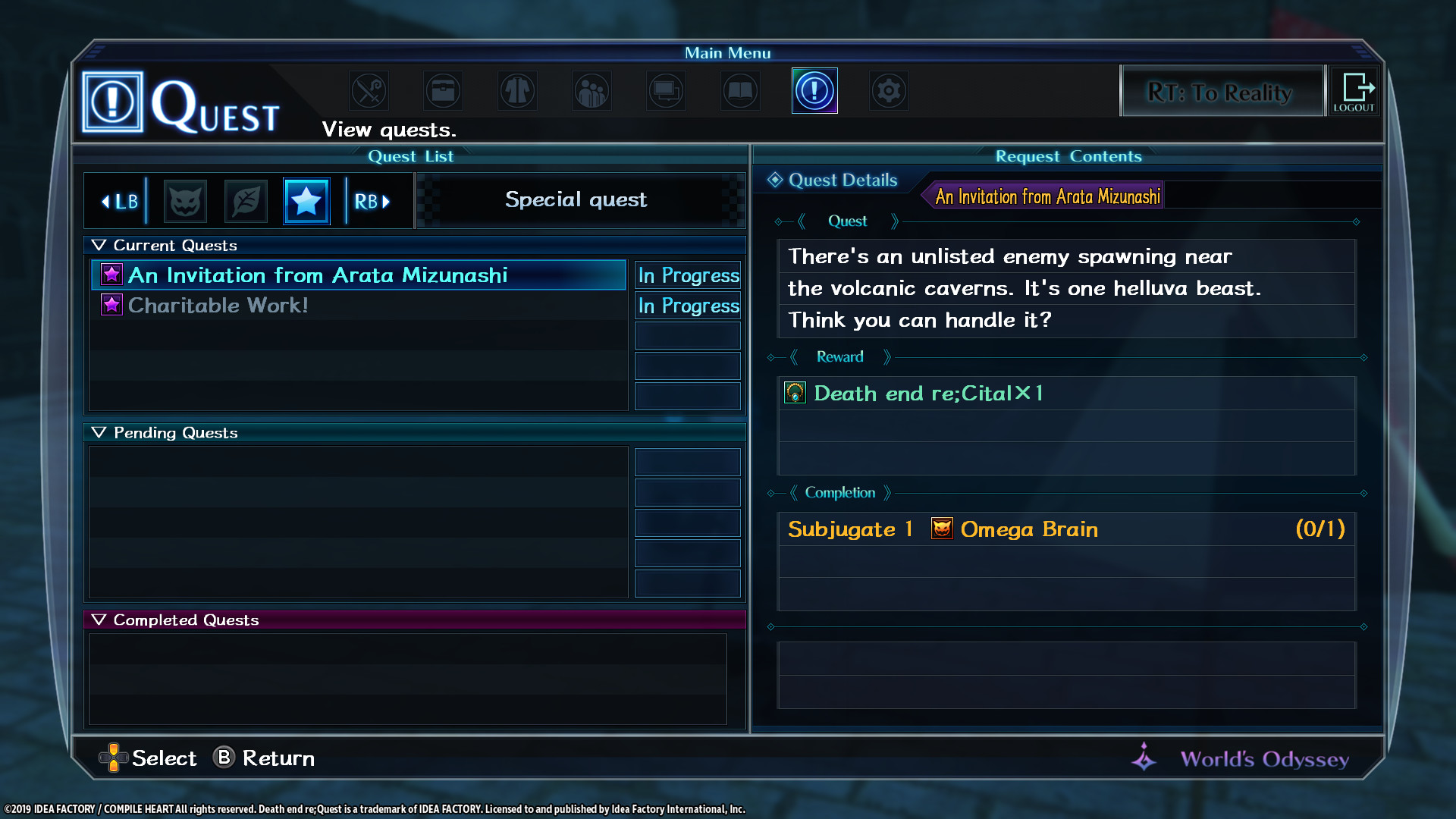 Death end re;Quest Extra Boss & Items screenshot 1