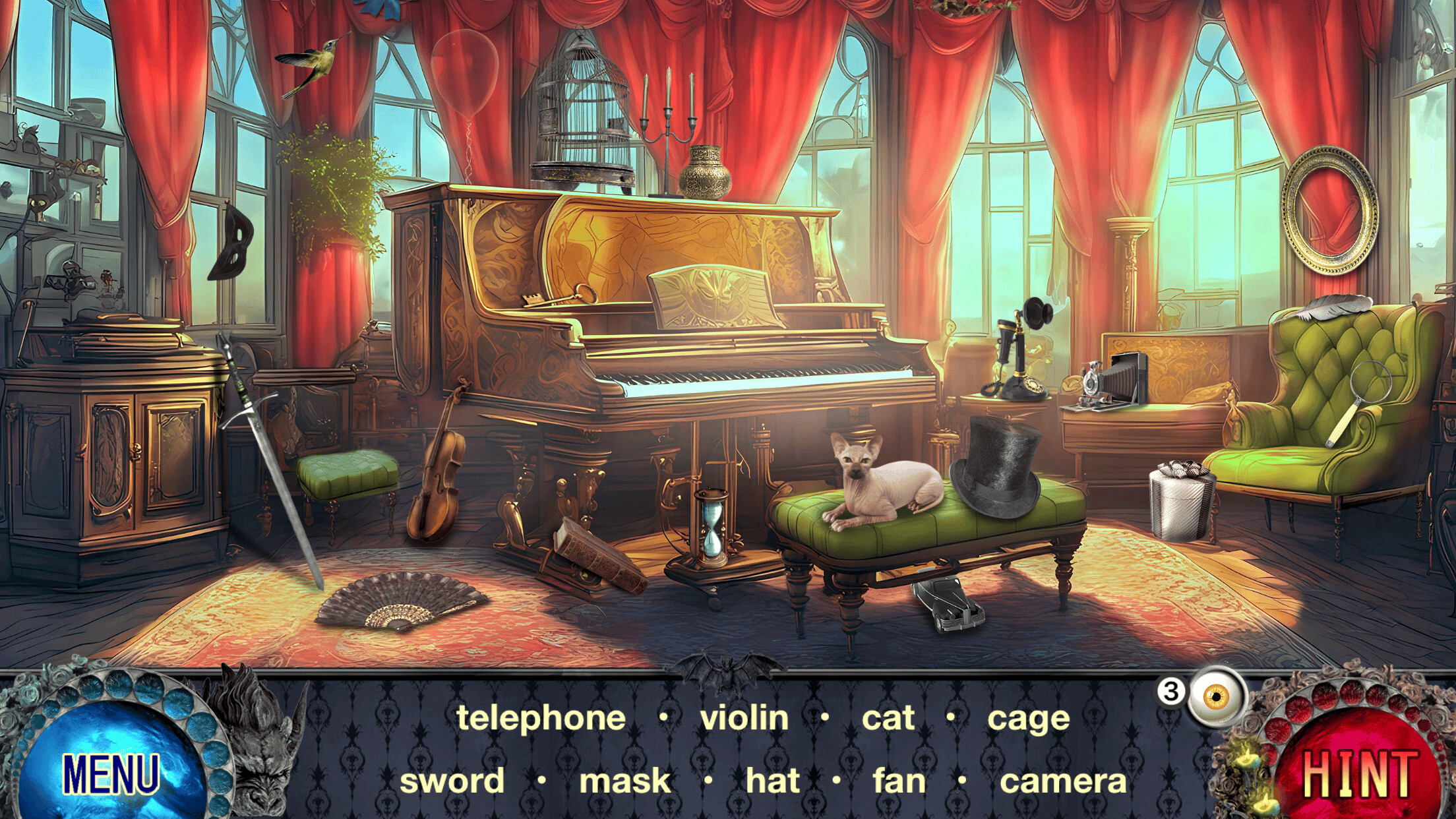 Vampire & Monsters: Hidden Object Games screenshot 3