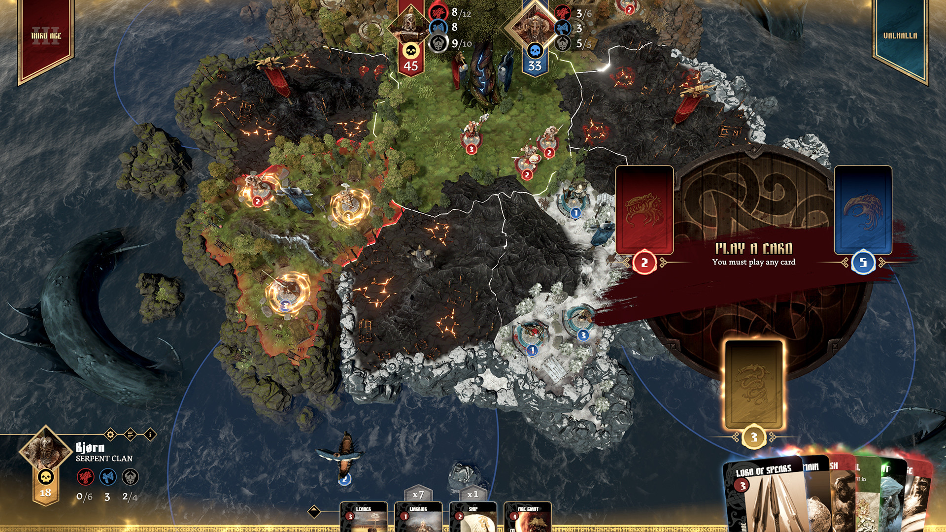 Blood Rage: Digital Edition screenshot 1