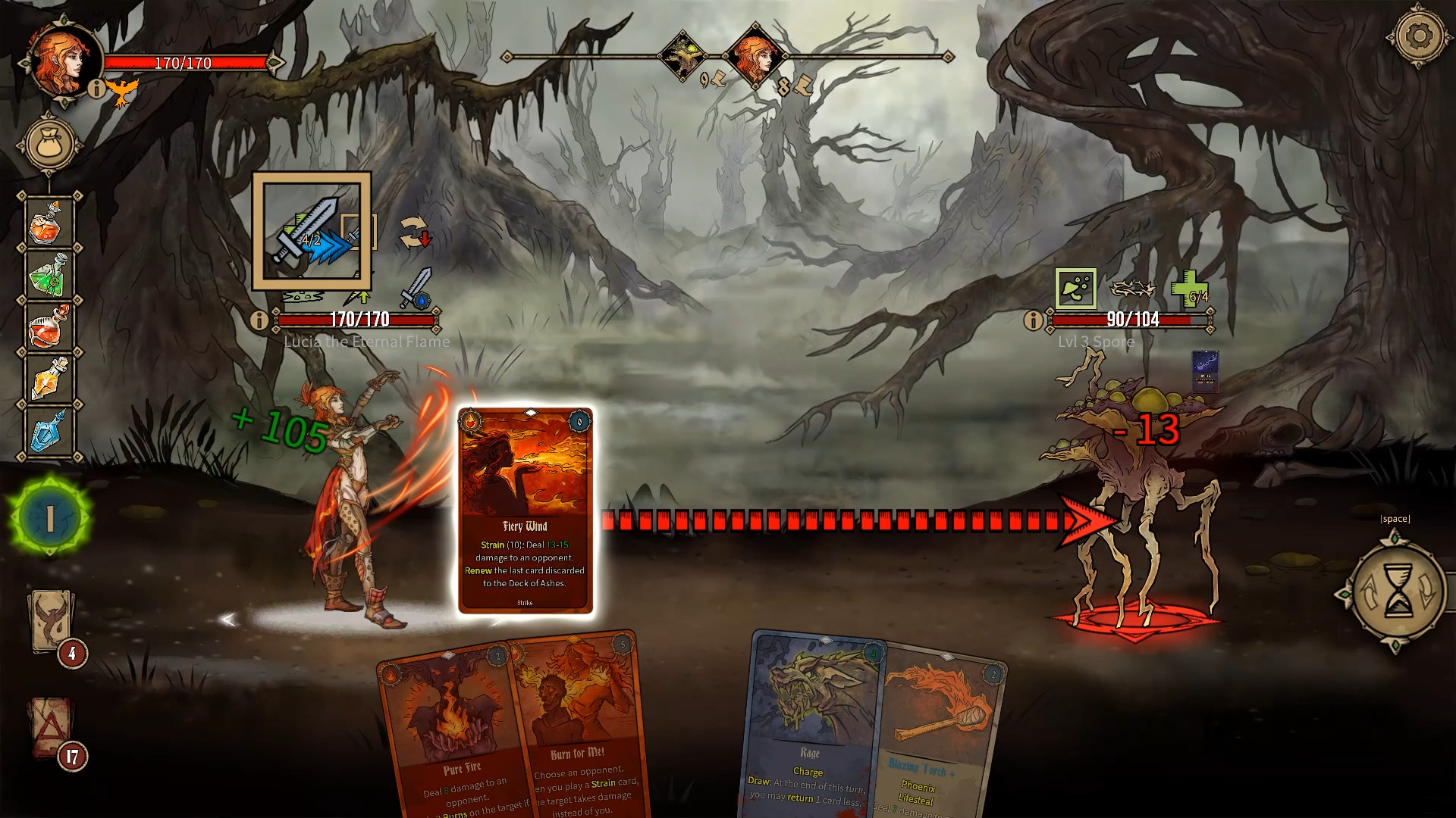 Deck of Ashes screenshot 1