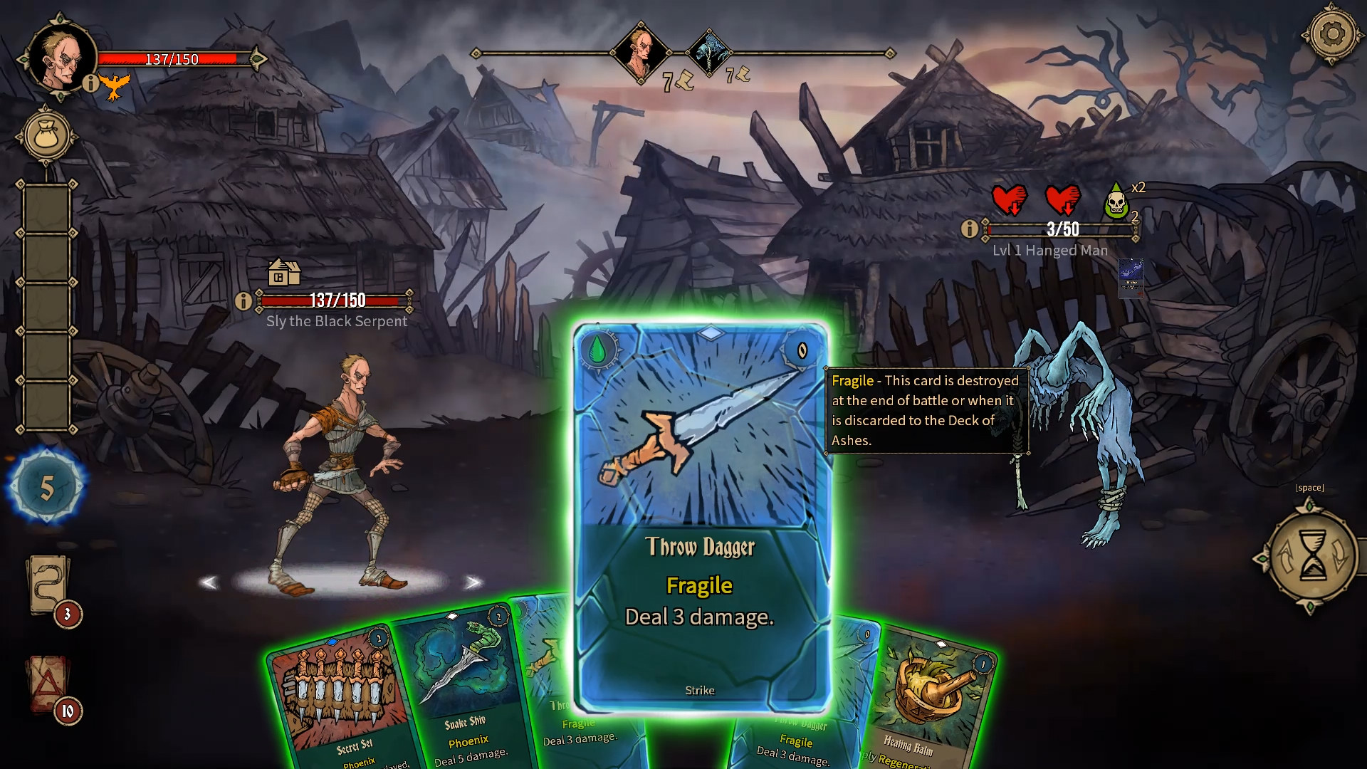 Deck of Ashes screenshot 2