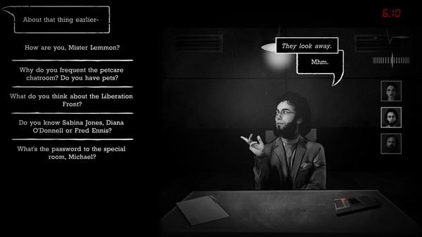 Interrogation: You will be deceived screenshot