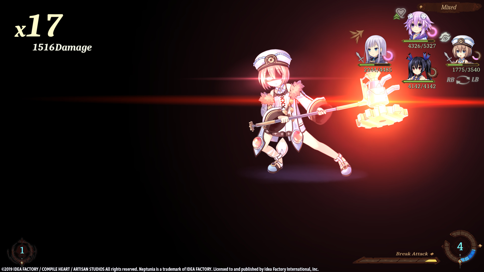 Super Neptunia RPG screenshot 1