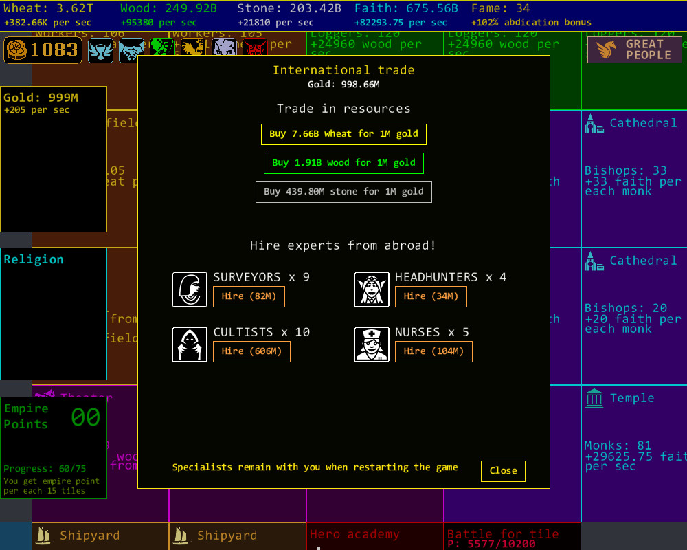 Territory Idle screenshot 4