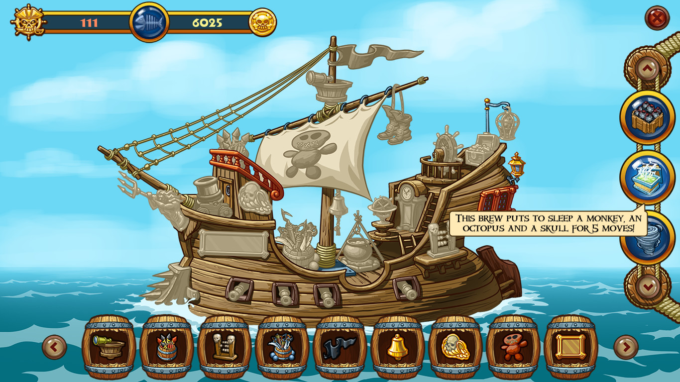 Match Three Pirates! Heir to Davy Jones screenshot 8