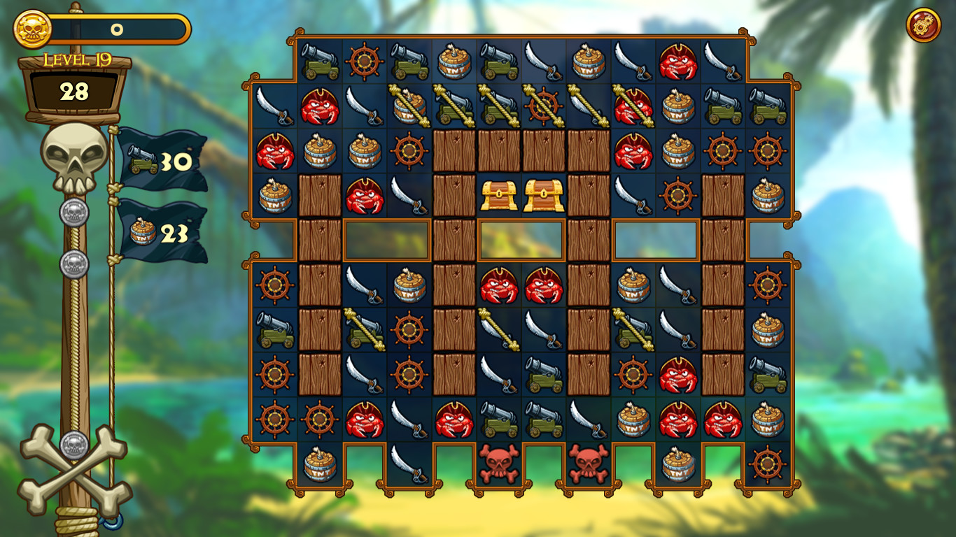 Match Three Pirates! Heir to Davy Jones screenshot 2