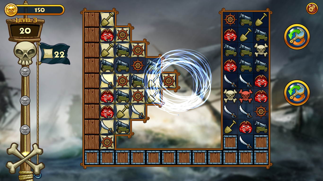 Match Three Pirates! Heir to Davy Jones screenshot 9
