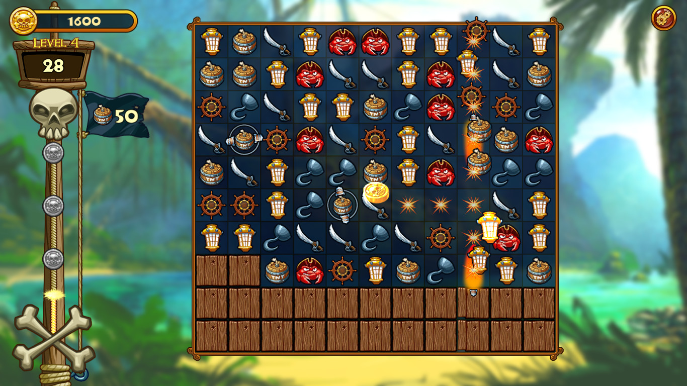 Match Three Pirates! Heir to Davy Jones screenshot 10