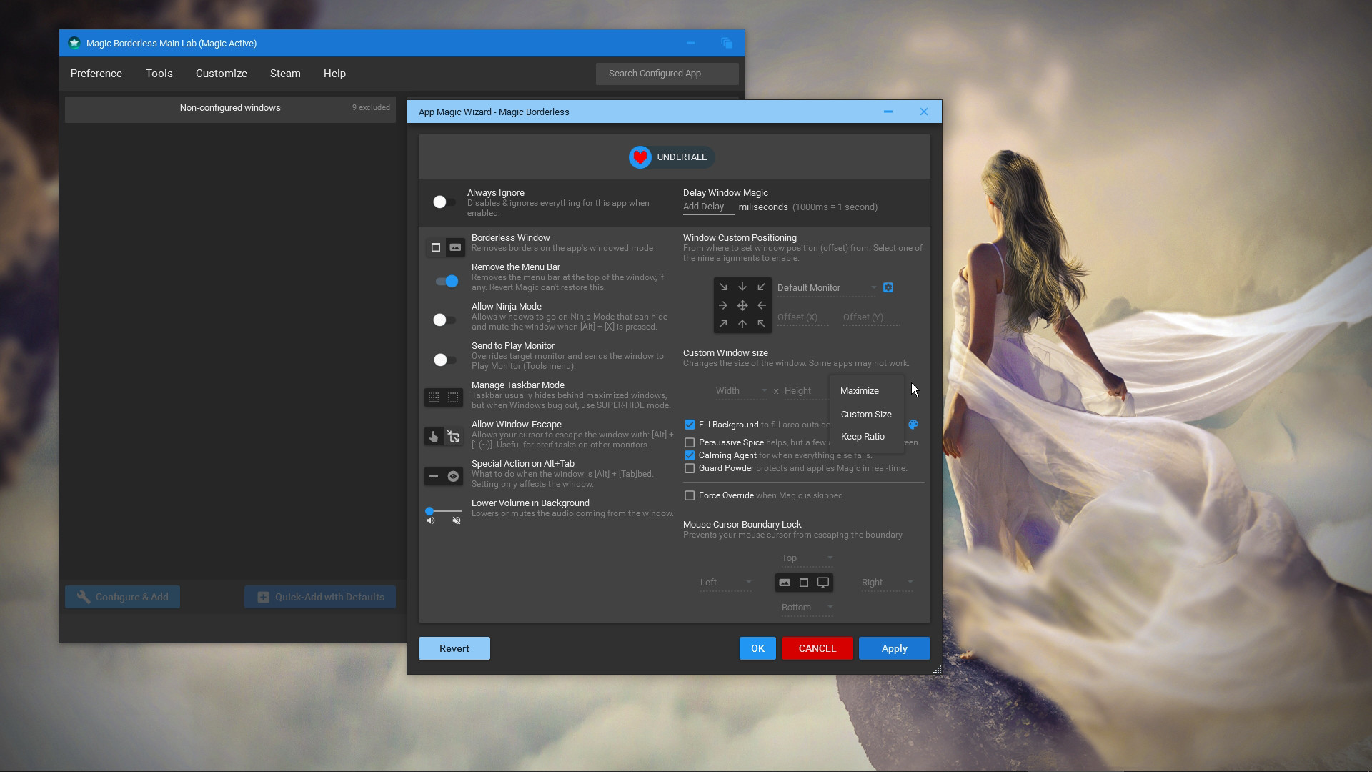 Magic Borderless screenshot 1
