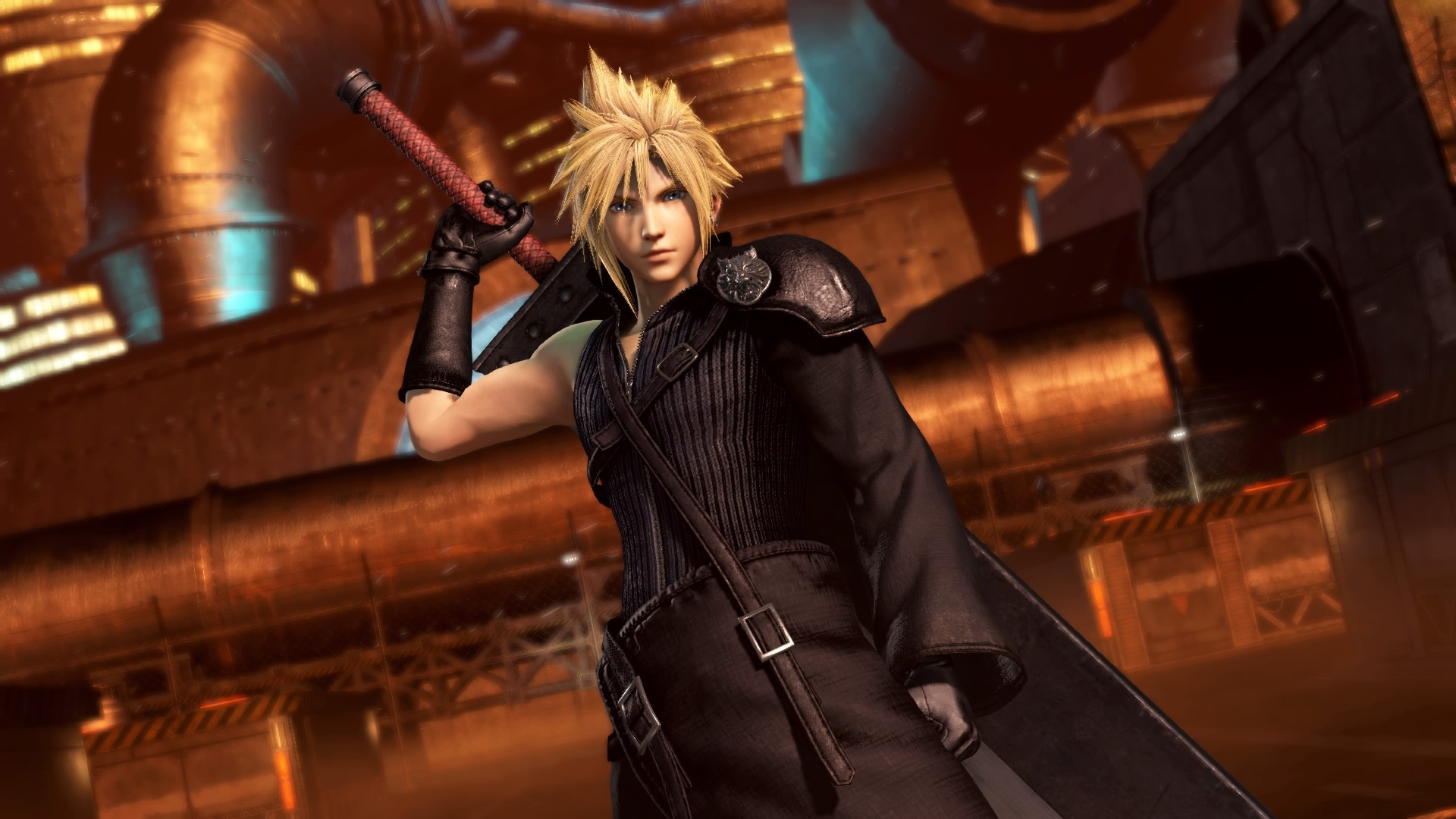 DFF NT: Cloudy Wolf Appearance Set for Cloud Strife screenshot 1