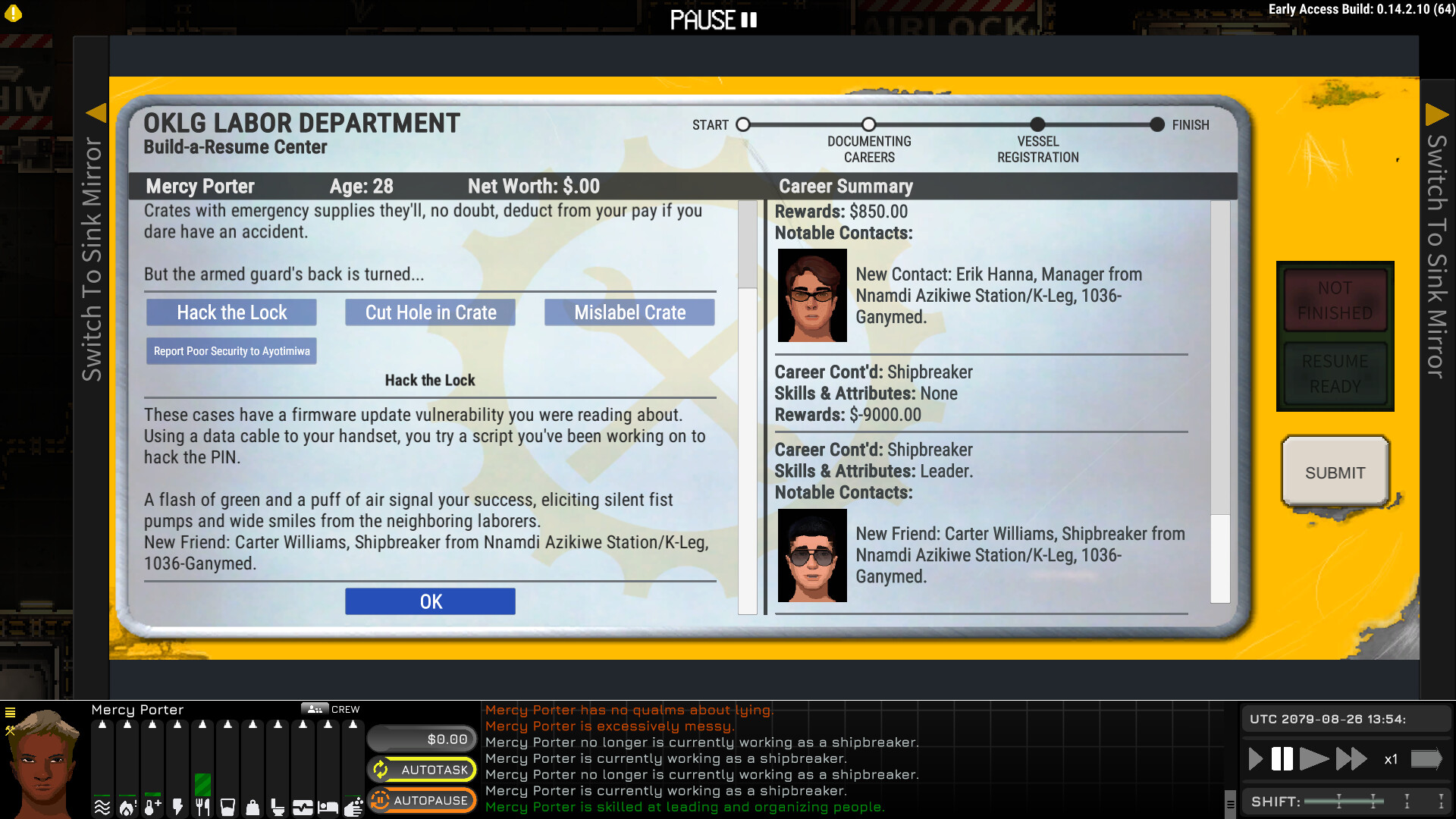 Ostranauts screenshot 11