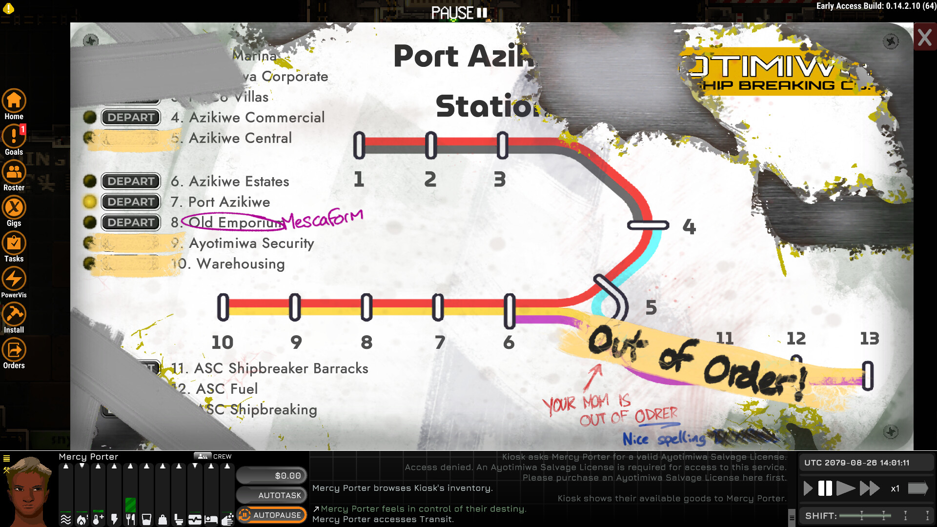 Ostranauts screenshot 15