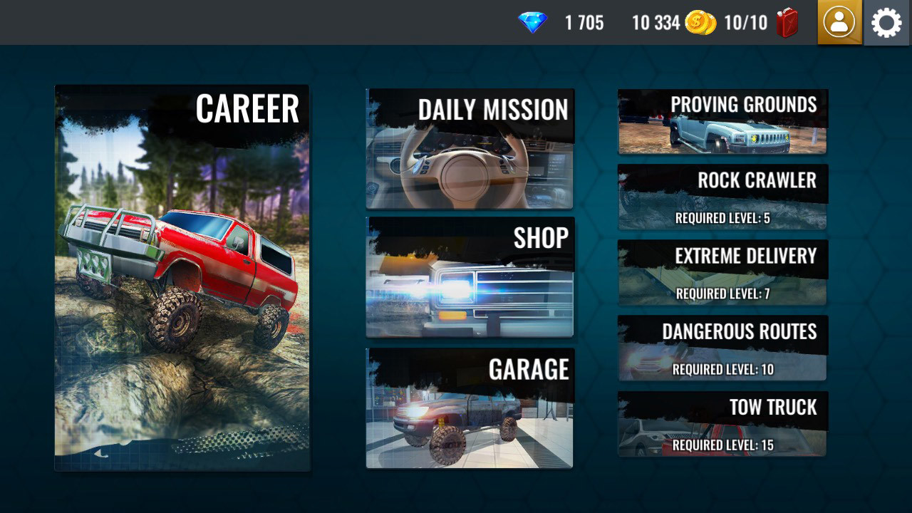 Offroad Driving Simulator 4x4 screenshot 1