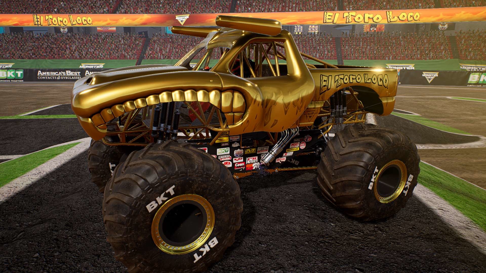 Monster Jam Steel Titans - Gold Truck Bundle screenshot 4