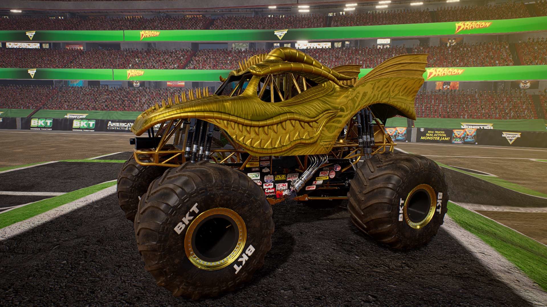 Monster Jam Steel Titans - Gold Truck Bundle screenshot 1