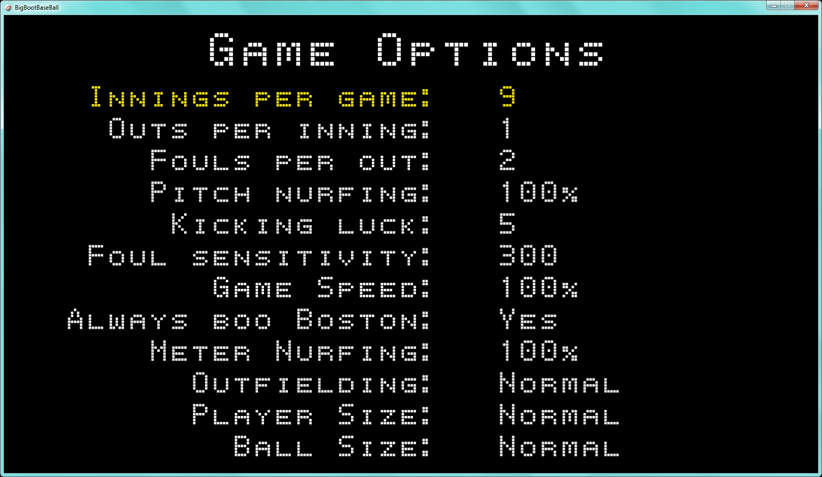 Big Boot Baseball screenshot 3