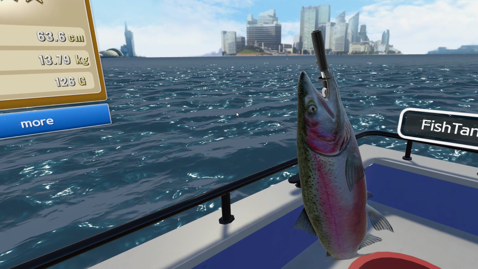 Virtual reality fishing game discount