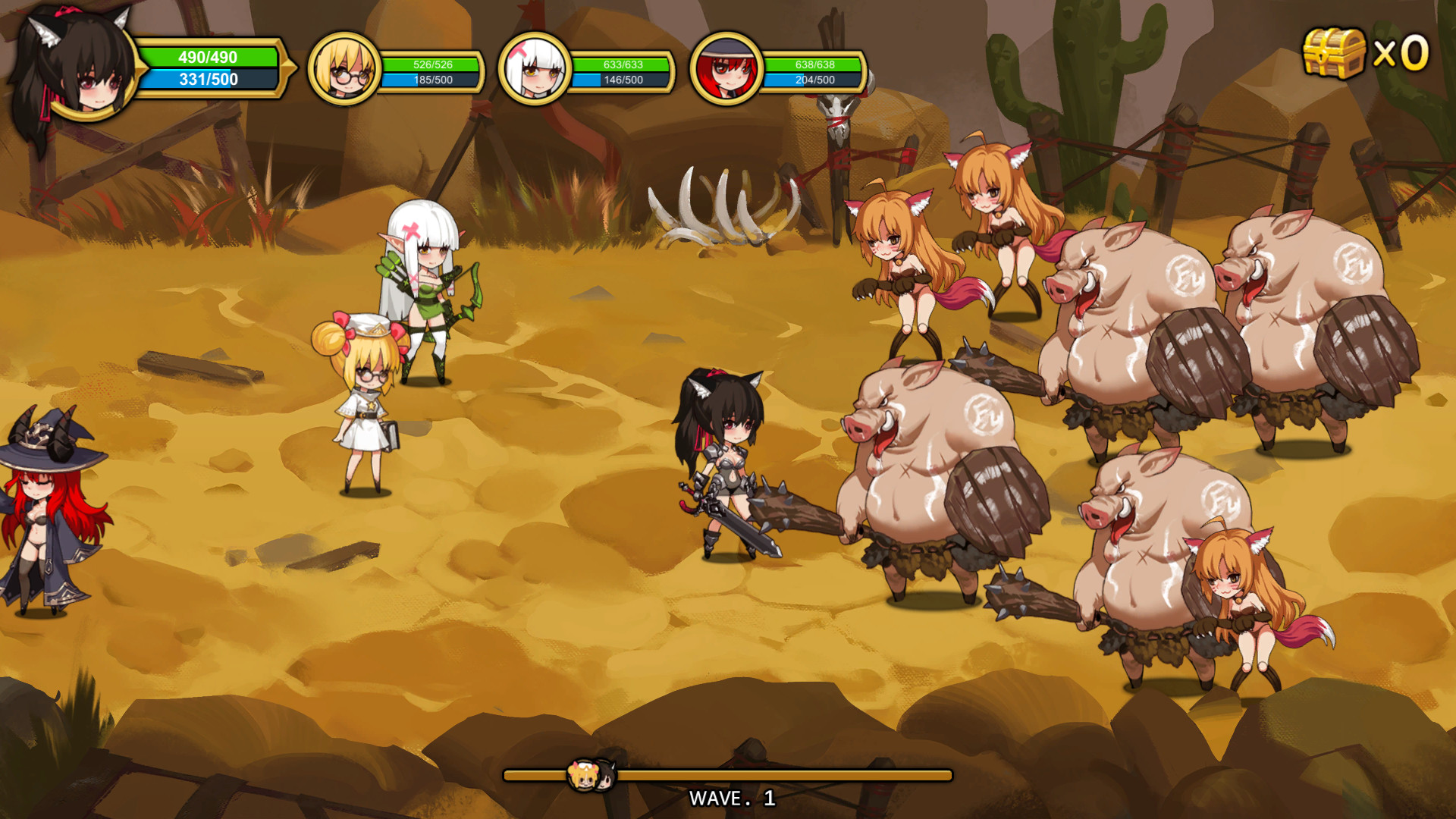 Treasure chest Corps-結界を維持するため、魔物を退治した screenshot 6