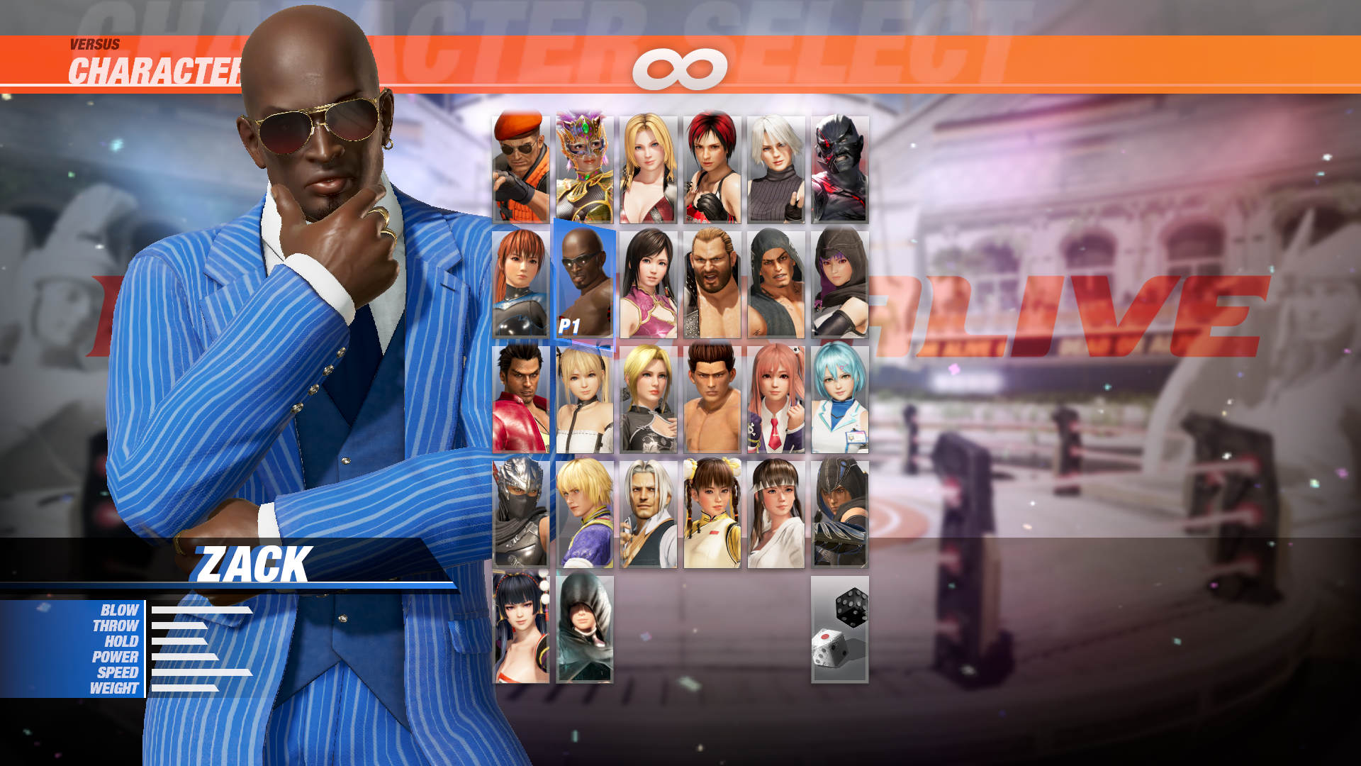 DOA6 Character: Zack screenshot 1