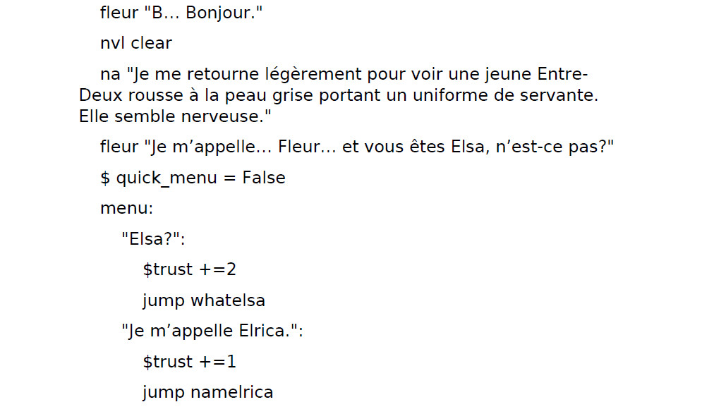 Entre-Deux: Cursed (Script Code) screenshot 1
