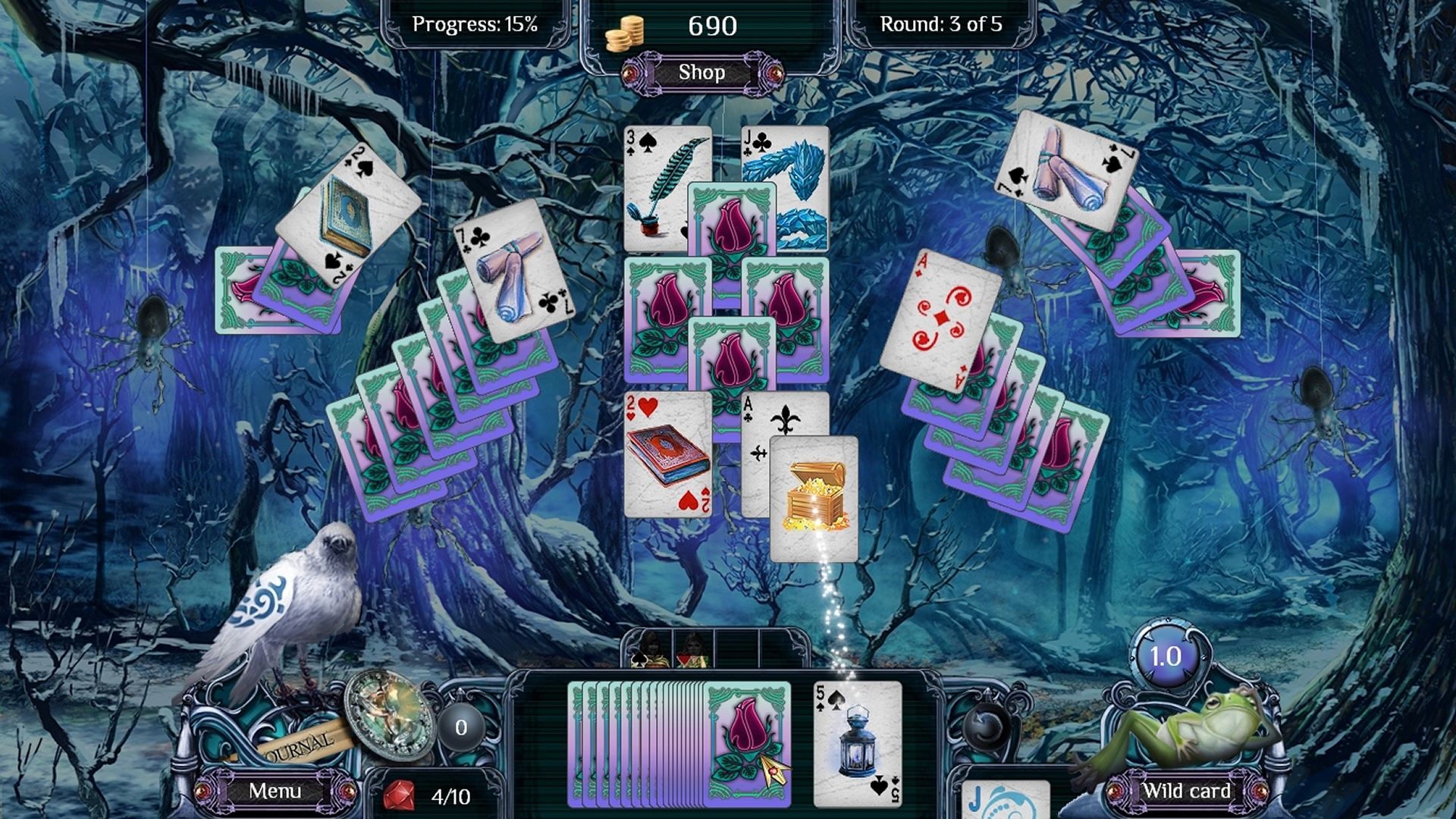 Winter Solitaire screenshot 1