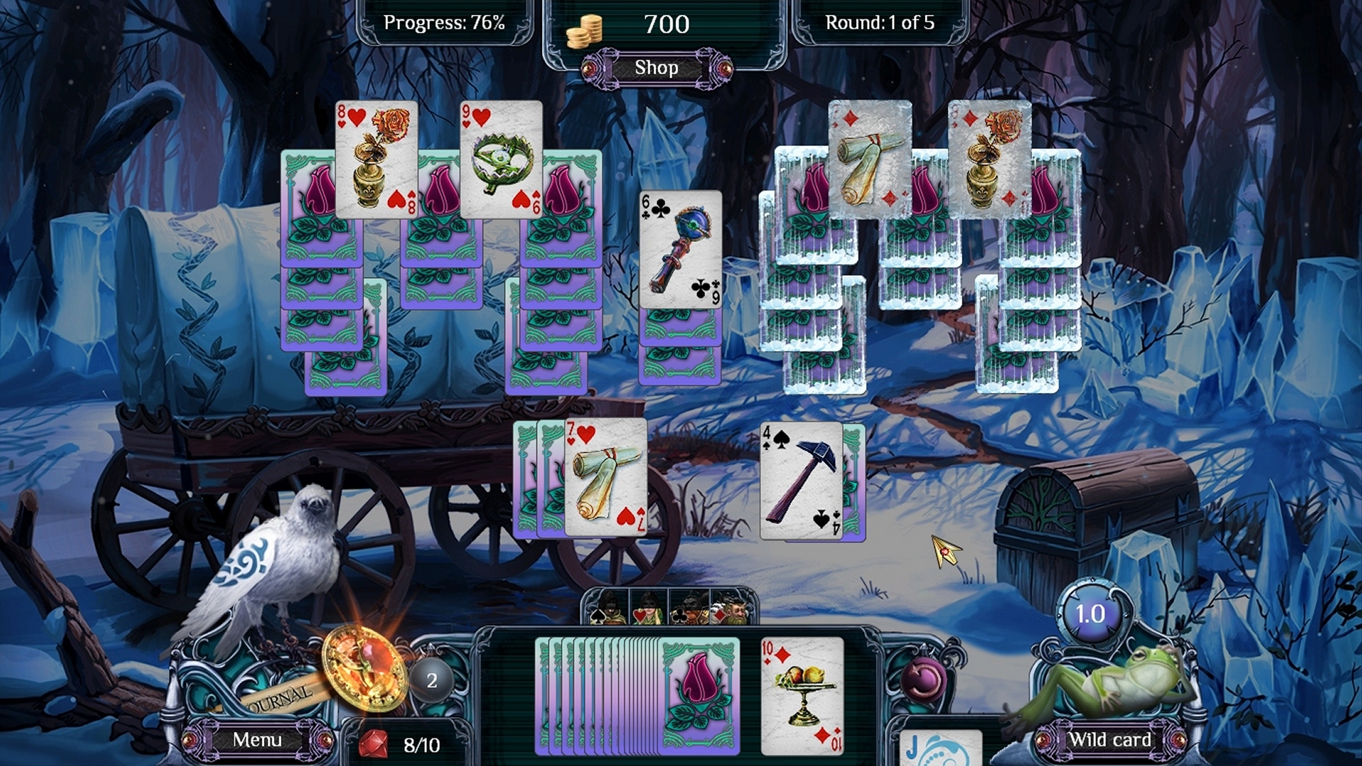 Winter Solitaire screenshot 3
